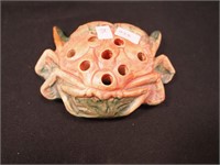 Weller art pottery flower frog in the form of