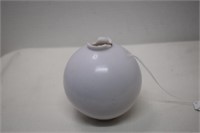 Vtg White Milk Glass Lighting Rod Ball - Used for