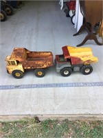 Vintage Tonka Trucks Lot of 2 Rust