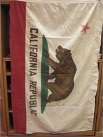 44 X 68 Vintage Cloth California Republic Flag