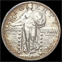 1919-S Standing Liberty Quarter CHOICE AU