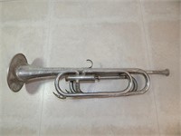 Vintage Frank Holton Single Valve Bugle