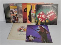 10 Rock Lp's (poor Condition) - Ozzy, Queen