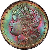 $1 1878-S  PCGS MS65 CAC NOTHERN LIGHTS