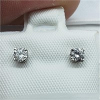 $1400 14K  Diamond G-H, I1, 0.22Ct Earrings