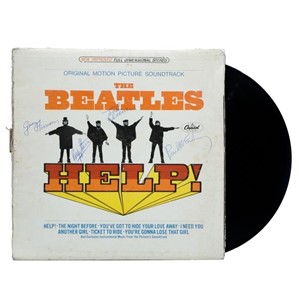 Beatles Signed "Help" Album