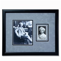 Mark Twain S.L. Clemens Signed Image