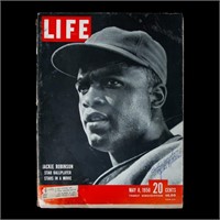 Jackie Robinson Signed Life Mag May 8, 1950