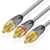 TNP Premium 3 RCA Cable (50 FT) - 3RCA AV RCA