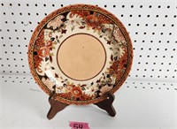 Vtg Decorative Wall Plate on Stand