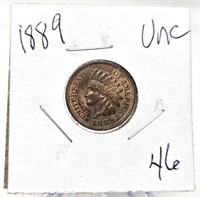 1889 Cent Unc.