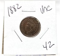 1882 Cent Unc.