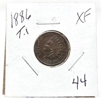 1886 T.1 Cent XF
