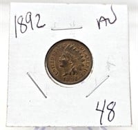 1892 Cent AU