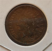 1882 Indian Head Cent, Higher Grade
