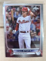 Bryson Stott Topps Chrome Rookie