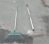 (2( Lawn & Garden Rakes