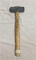 4lb. Collins Axe Engineers Hammer, Hickory Handle