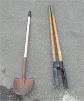 Posthole Digger & Shovel