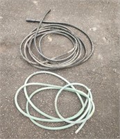 25' & 50' Water Hoses. Both are a little sun