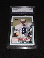 Troy Aikman 1989 Topps Traded GEM MT 10