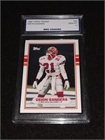 Deion Snaders 1989 Topps Traded GEM MT 10