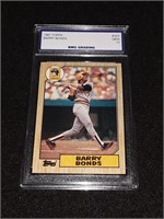 Barry Bonds 1987 Topps GEM MT 10 Pirates