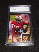 Jerry Rice 1994 Flair GEM MT 10 Hot numbers