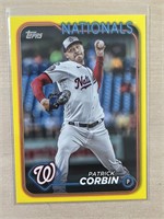 Patrick Corbin 2024 Topps Yellow