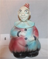 EARLY CLOWN COOKIE JAR