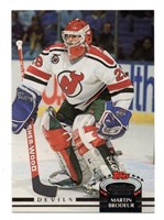 1992 Stadium Club Martin Brodeur Hockey Card