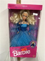 1992 Blue Elegance Hills Barbie-box has condition