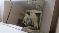 Vintage Painted Mirror-54" x 22"