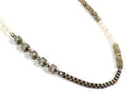 Ann Taylor Pearl & Other Materials Necklace