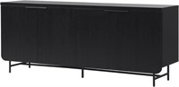 Walker Edison Scandinavian 4-Door Sideboard