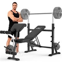FLYBIRD, WITH WEIGHT BENCH SET, MEASUREMENTS IN