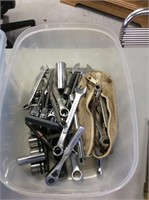 Assorted wrench box lot