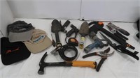 Tool Lot-Hatchet, Hammer, Pruning Shears &more