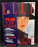Vintage Elle UK Magazine October 1987