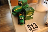 John Deere Toys and Toothpick Dispenser