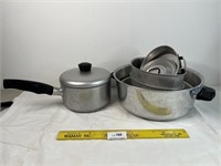 MIsc Kitchen Pots Pans Lot Wear Ever Etc.