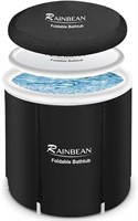 RAINBEAN Portable Ice Bath Tub,Easy to Assemble Ic
