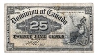 Dominion of Canada 1900 Twenty Five Cents - Over 1