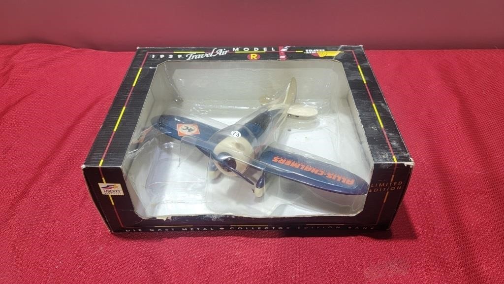 Nib diecast plane bank