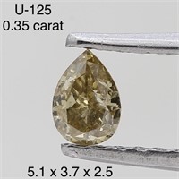 $500  Rare Fancy Natural Color Diamond(0.35ct)