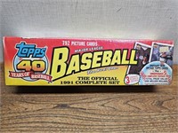 BASEBALL Sealed Topps 1991 Official Complete SET