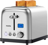 Holife Toaster 2 Slice, Extra Wide Slot,
