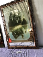 MIRROR WITH PICTURE