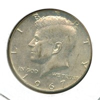 1967 Kennedy Silver Half Dollar