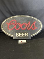 Rare Coors vintage neon sign